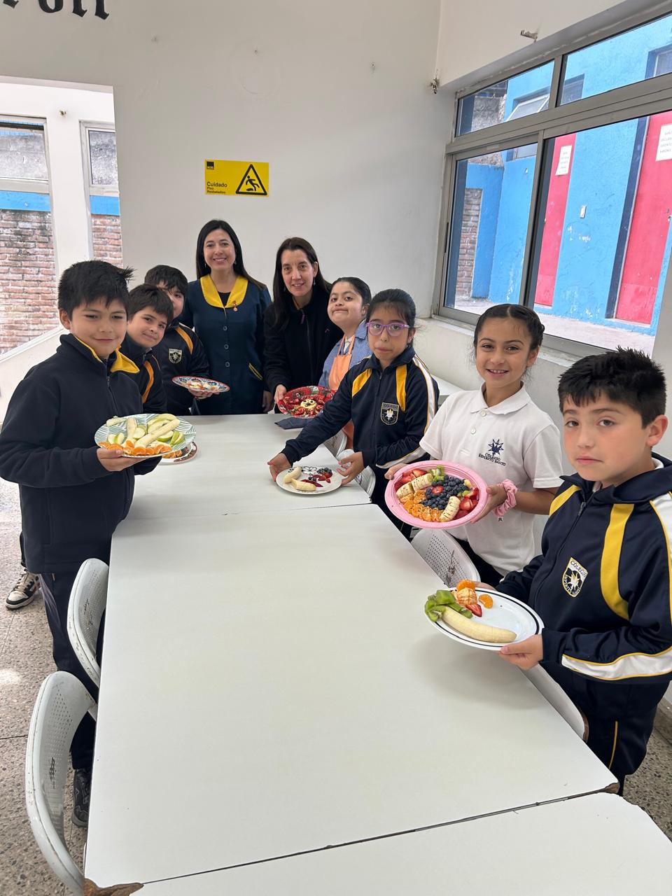 Niños trabajando PIE